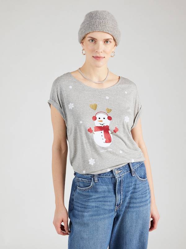 ABOUT YOU Shirt in Mottled Grey