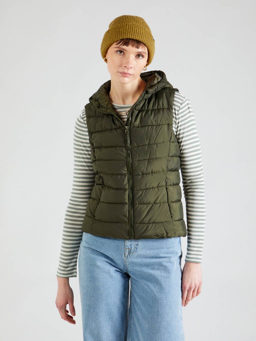 ABOUT YOU Vest 'Laureen' In Khaki