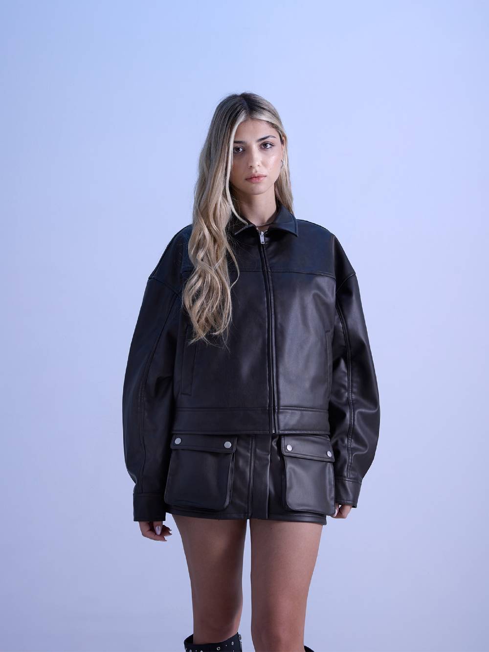 ABOUT YOU X Irinassw Between-Season Jacket 'Ava' In Brown