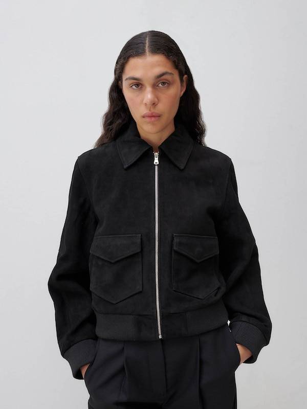 ABOUT YOU x Marie von Behrens Between-Season Jacket 'Marie' in Black
