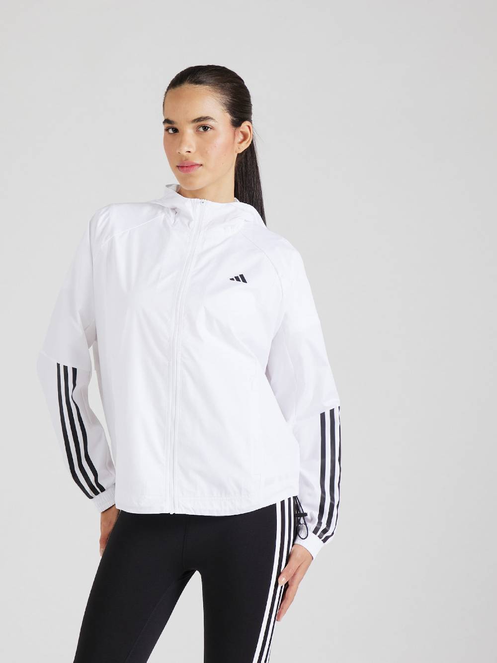 ADIDAS PERFORMANCE Athletic Jacket 'HYGLM' In White