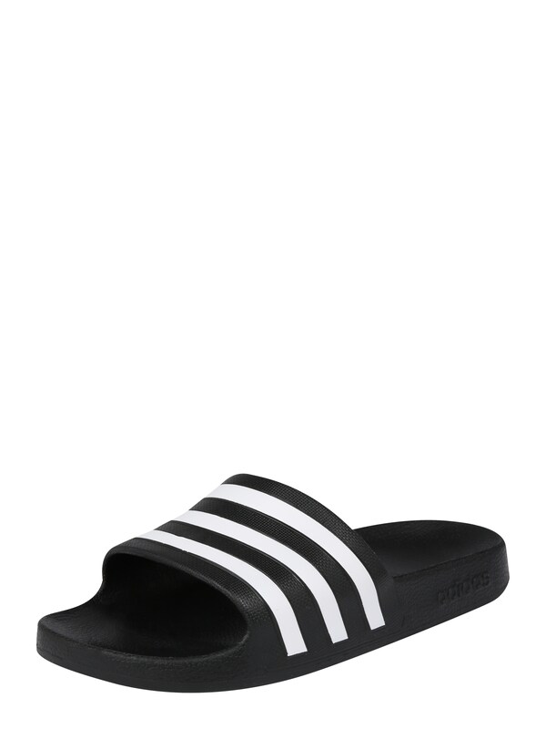 ADIDAS SPORTSWEAR Beach & Pool Shoes 'Adilette Aqua' in Black