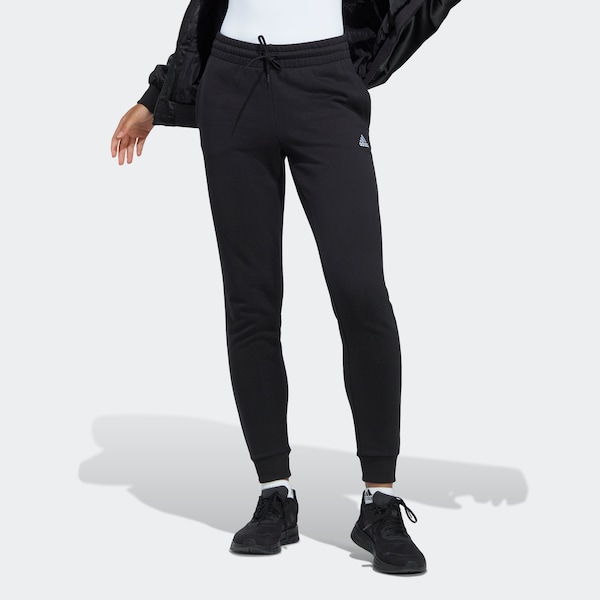 ADIDAS SPORTSWEAR Tapered Workout Pants 'Essentials' in Black