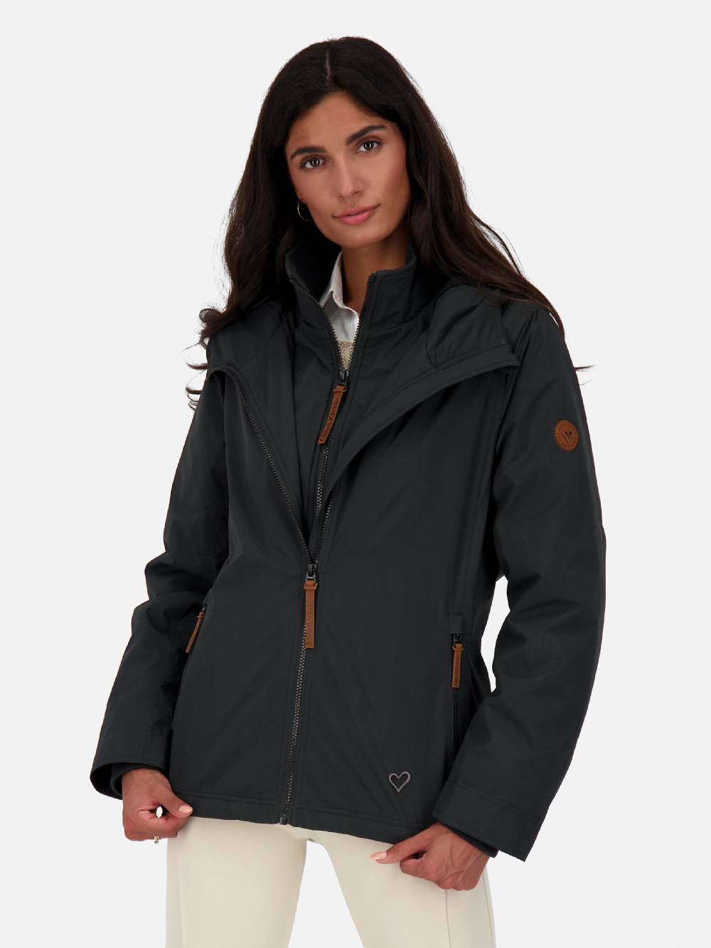 Alife And Kickin Between-Season Jacket 'GinaAK' In Black