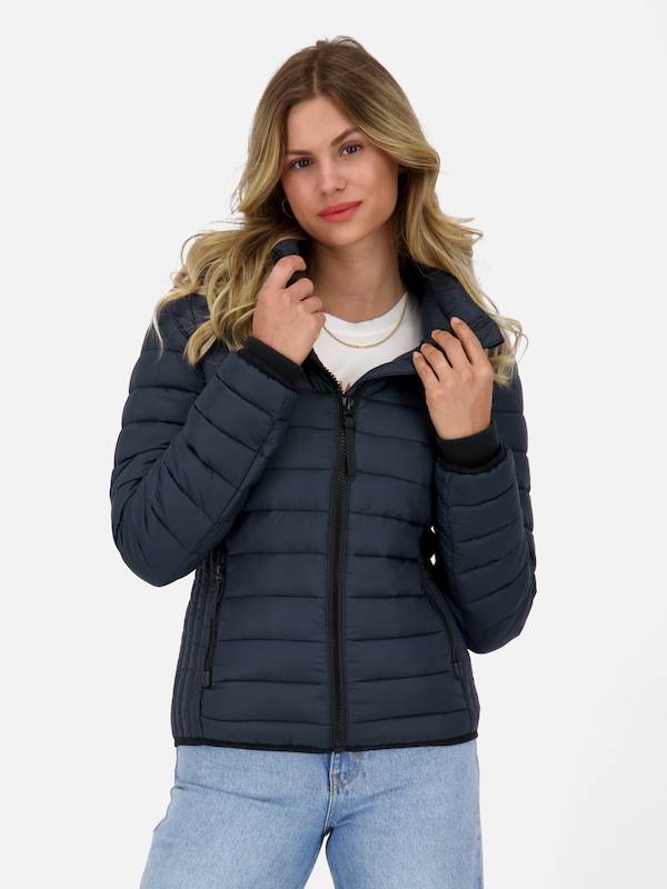 Alife and Kickin Between-Season Jacket 'Nadja' in Marine Blue