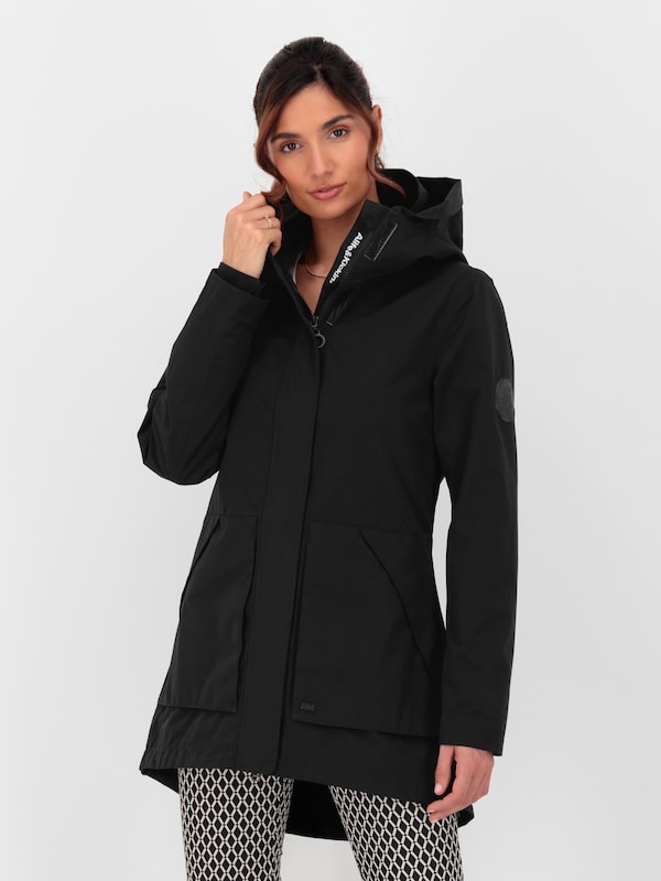 Alife and Kickin Between-Seasons Parka 'ArlettaAK A' in Black