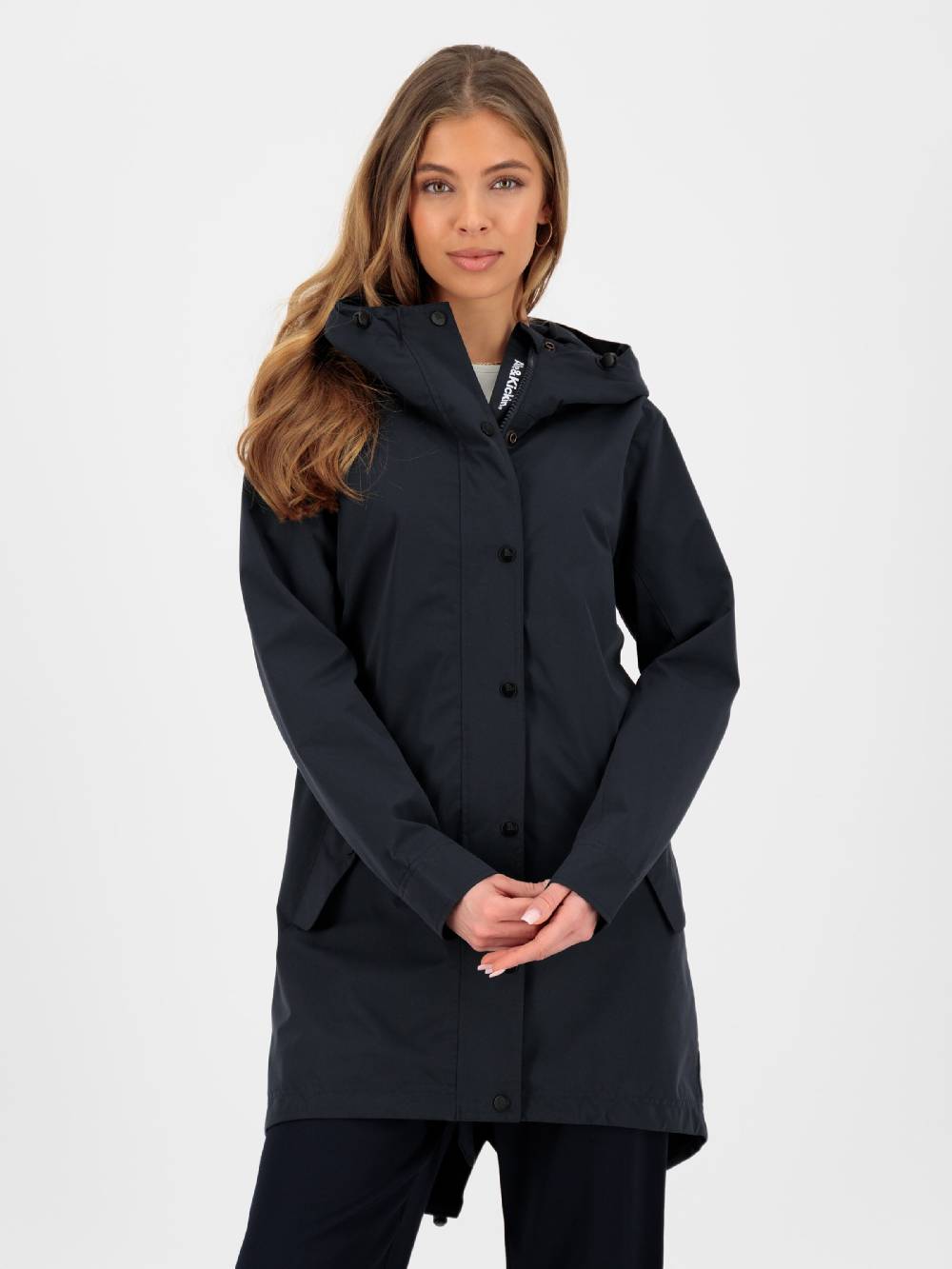 Alife And Kickin Between-Seasons Parka 'BerniceAK A' In Marine Blue