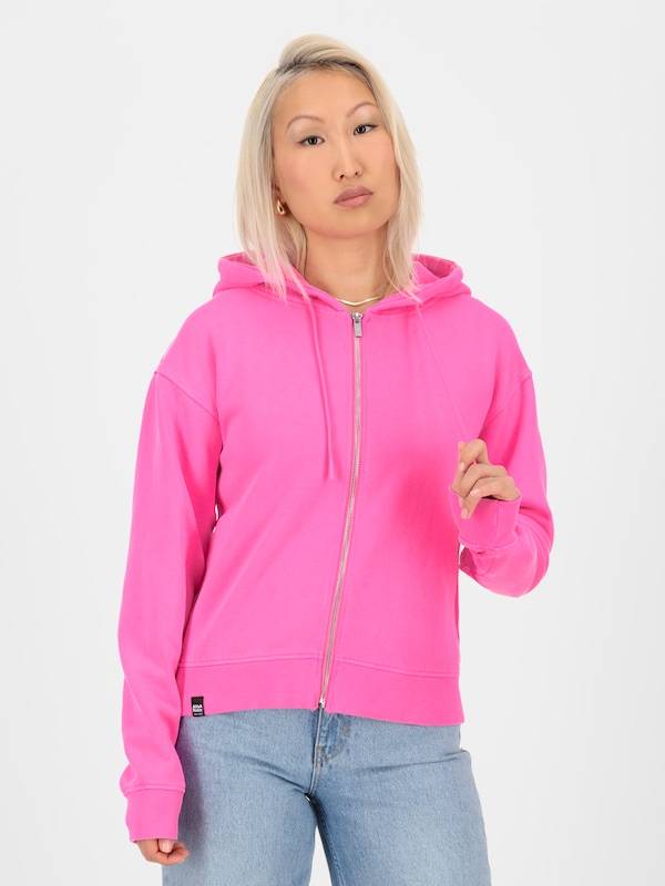 Alife and Kickin Zip-Up Hoodie 'RanaAK' in Pink