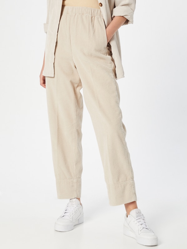 AMERICAN VINTAGE Loose fit Pants 'Padow' in Beige