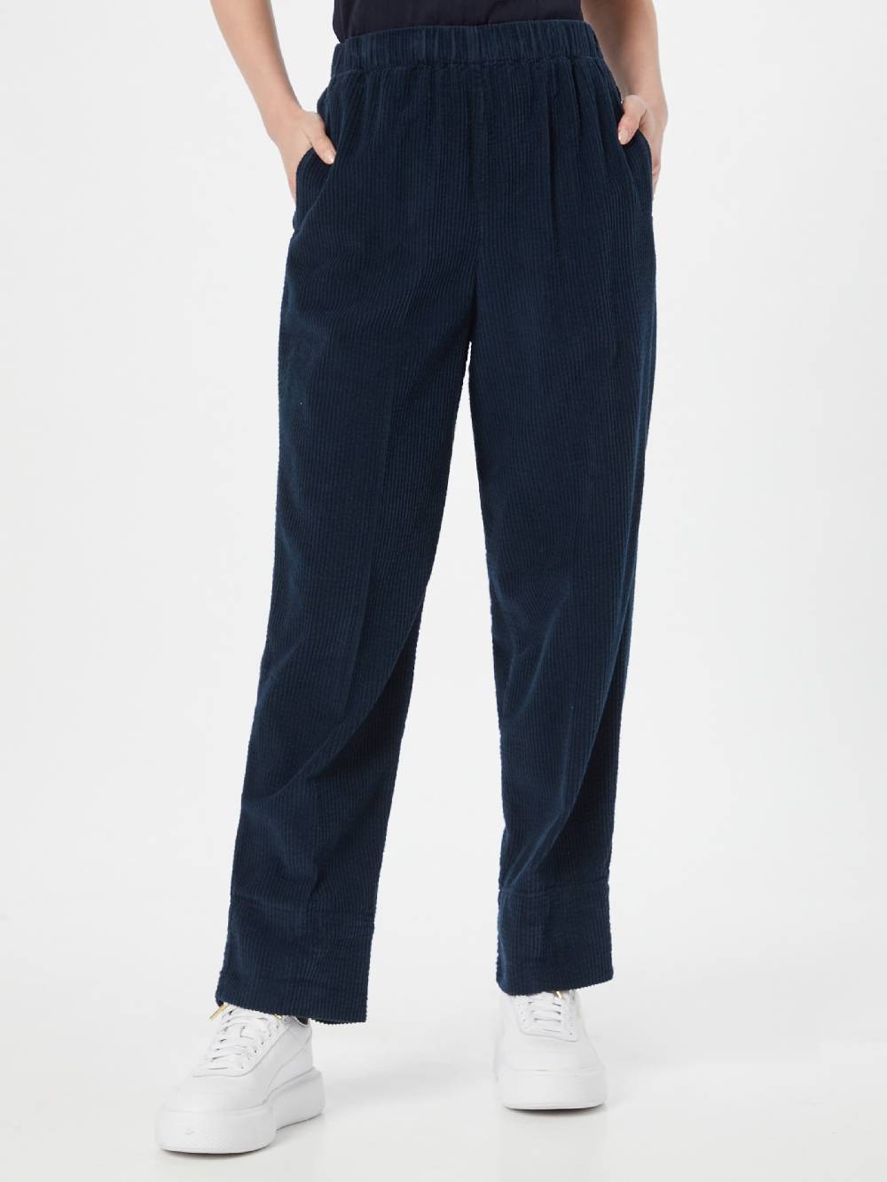 AMERICAN VINTAGE Loose Fit Pants 'Padow' In Navy
