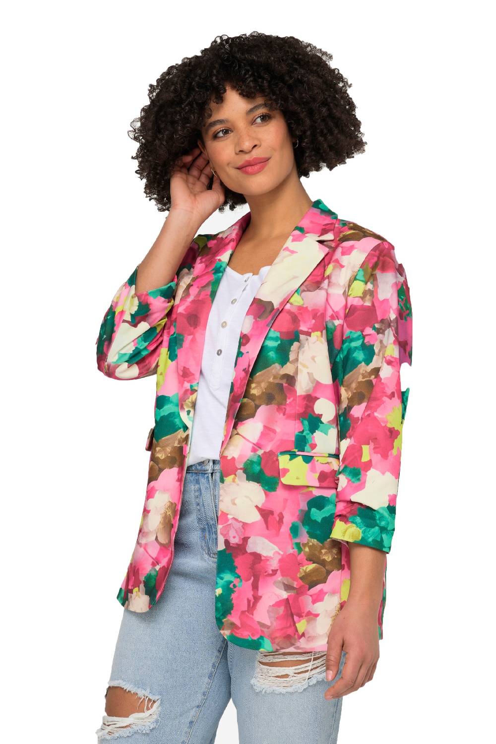 Angel Of Style Blazer In Pink