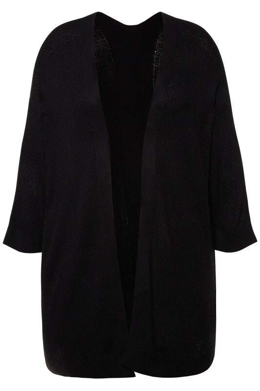 Angel of Style Knit Cardigan in Black