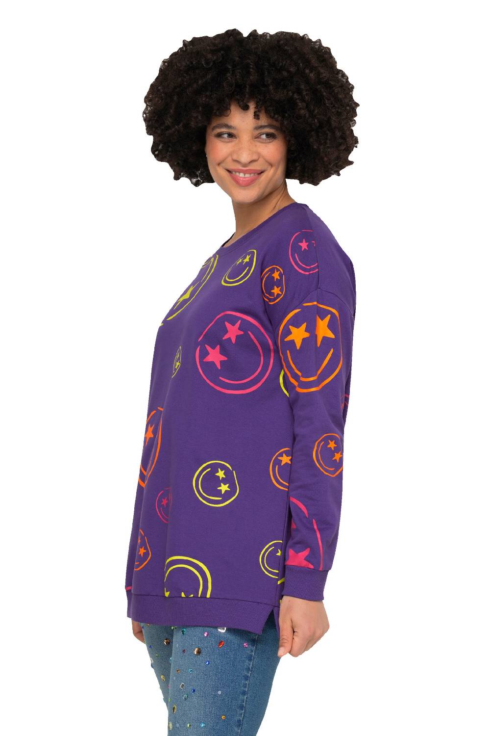 Angel Of Style Sweatshirt In Purple