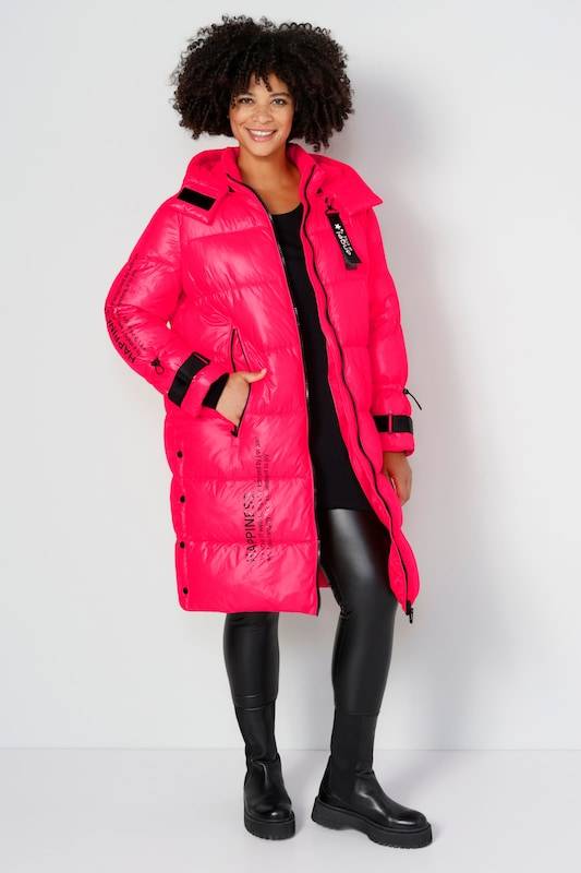 Angel of Style Winter Coat in Raspberry