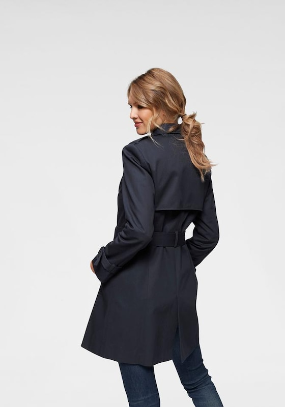 Aniston CASUAL Between-Seasons Coat in Marine Blue