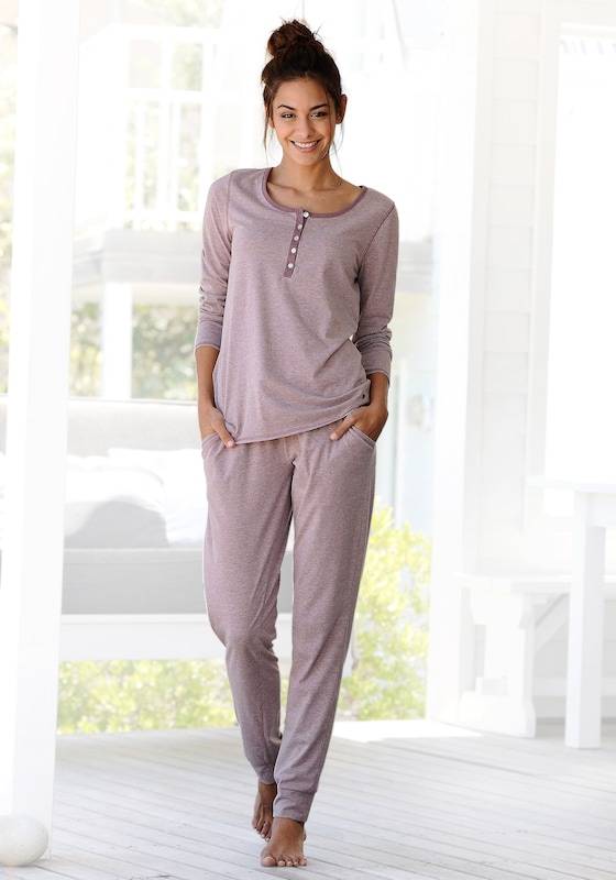 ARIZONA Pajama In Dusky Pink
