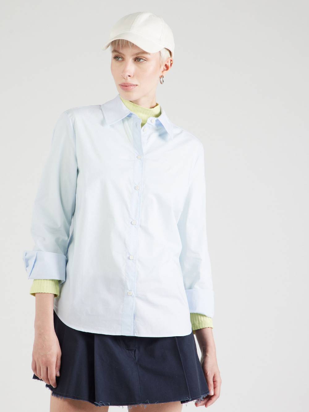 ARMEDANGELS Blouse 'Louilaa' In Pastel Blue