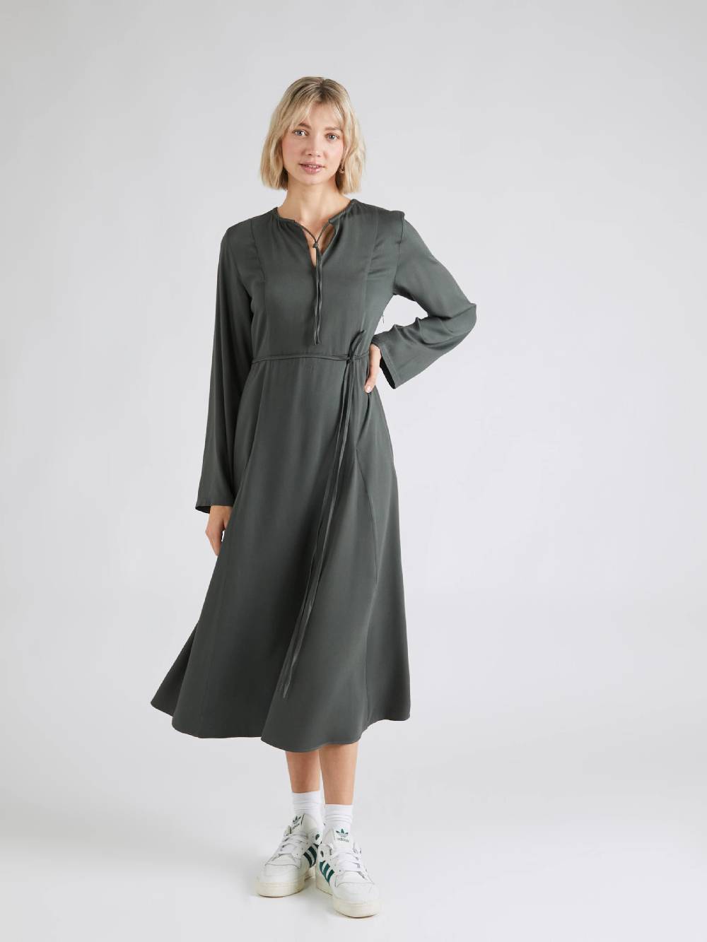ARMEDANGELS Dress 'MARIOLANA' In Dark Grey