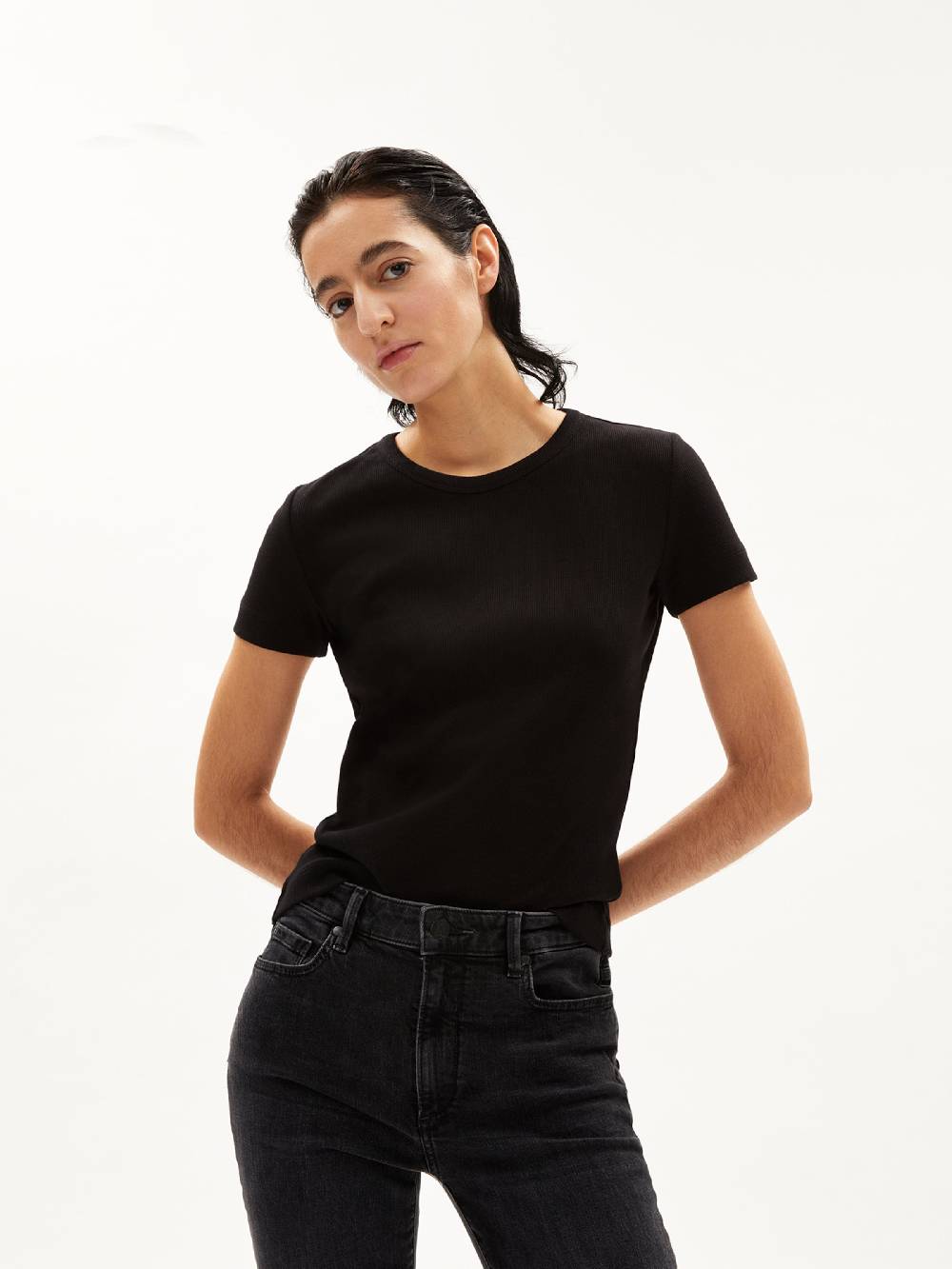 ARMEDANGELS Shirt 'KARDAA' In Black