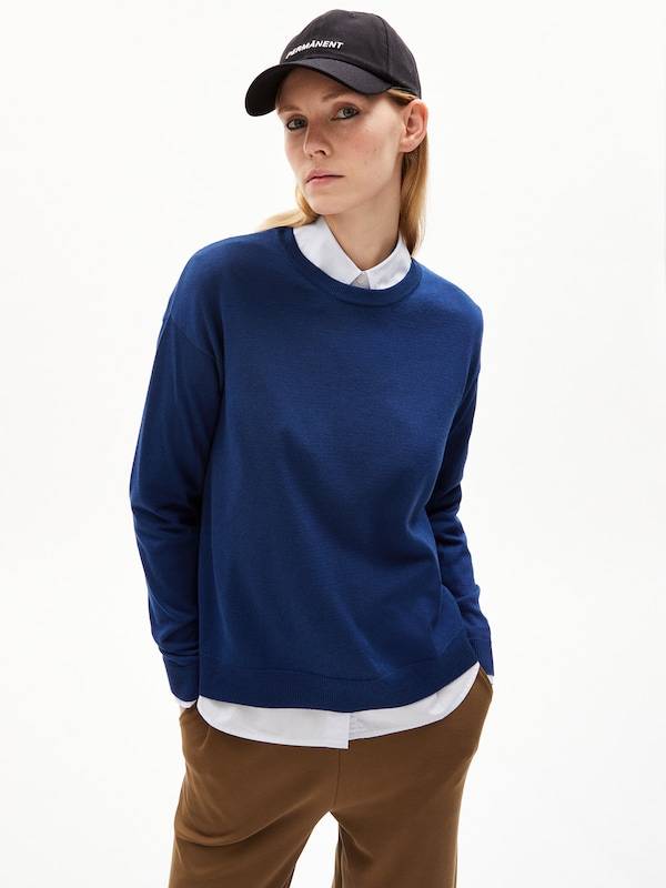 ARMEDANGELS Sweater 'LARUNAA' in Gentian