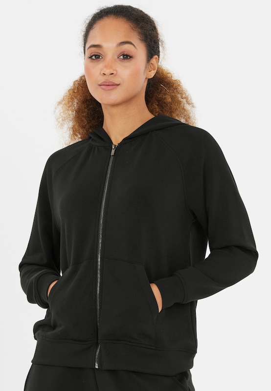 Athlecia Zip-Up Hoodie 'Jacey' in Black
