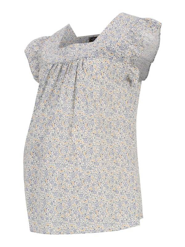 Attesa Blouse in Wool White