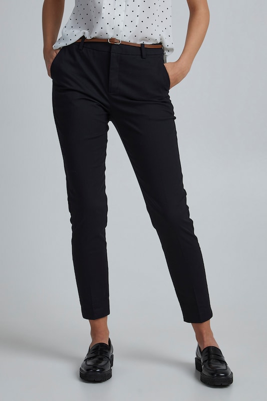 b.young Slim fit Chino Pants 'Days' in Black