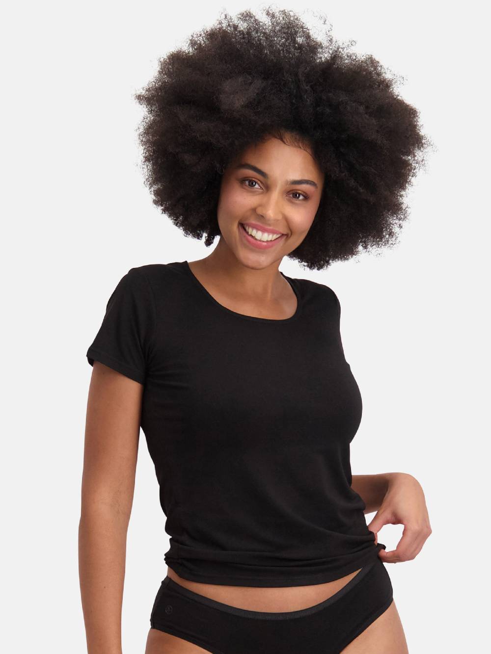 Bamboo Basics Undershirt In Black