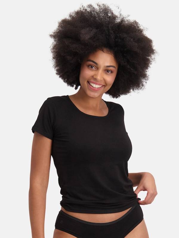 Bamboo basics Undershirt in Black