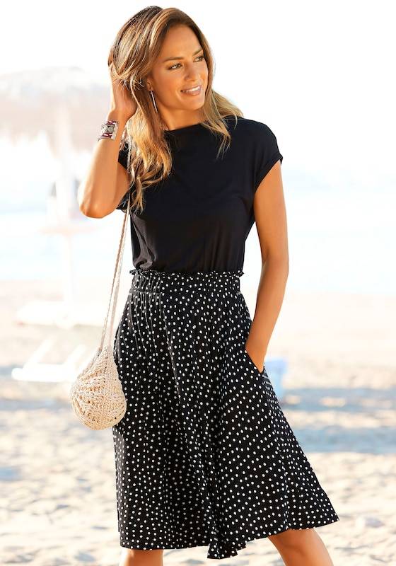 BEACH TIME Dress in Black