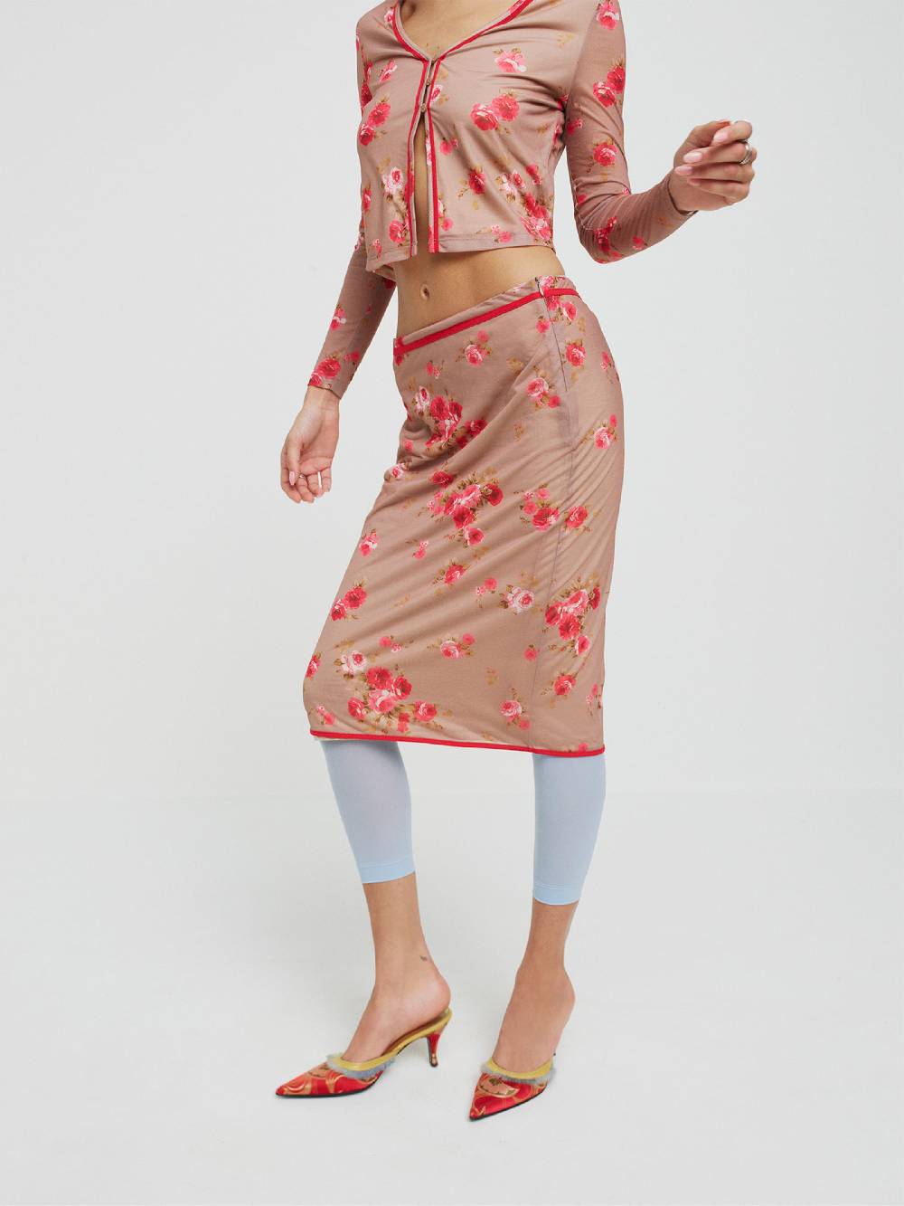 Bella X ABOUT YOU Skirt 'Tania' In Beige