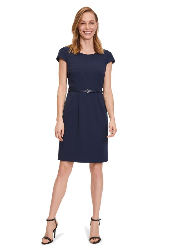 Betty & Co Sheath Dress in Marine Blue