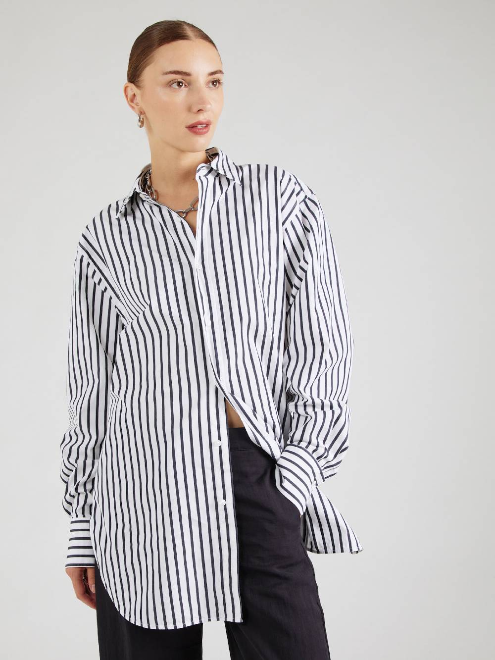 BOSS Blouse 'Berry Saturday' In White