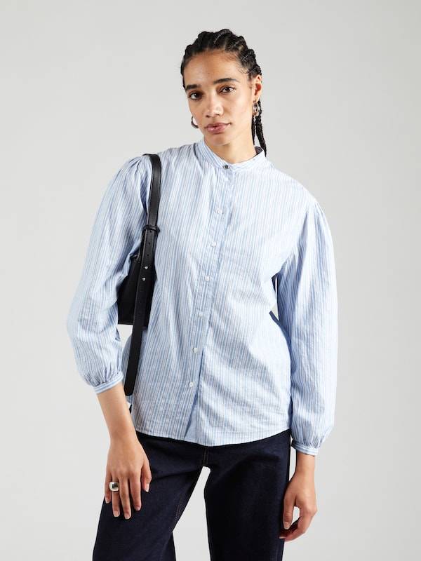 BOSS Blouse 'C_Bilast' in Dusty Blue