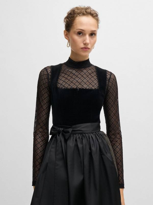 BOSS Traditional Blouse ' Carin Kinga Mathe ' in Black