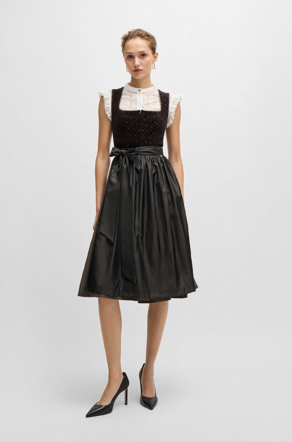 BOSS Traditional Blouse 'Kinga_Mathe' In White