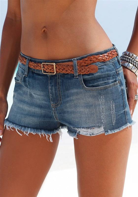 BUFFALO Skinny Jeans in Blue Denim