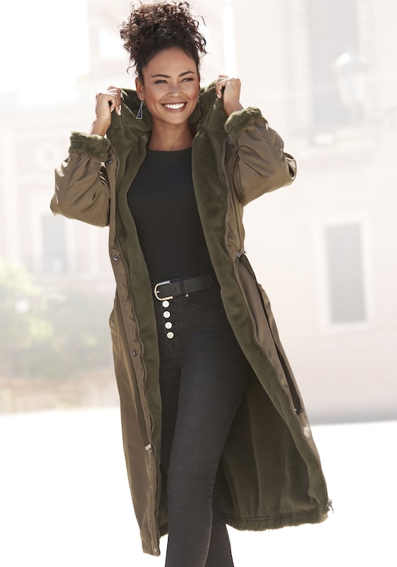 BUFFALO Winter Coat in Khaki