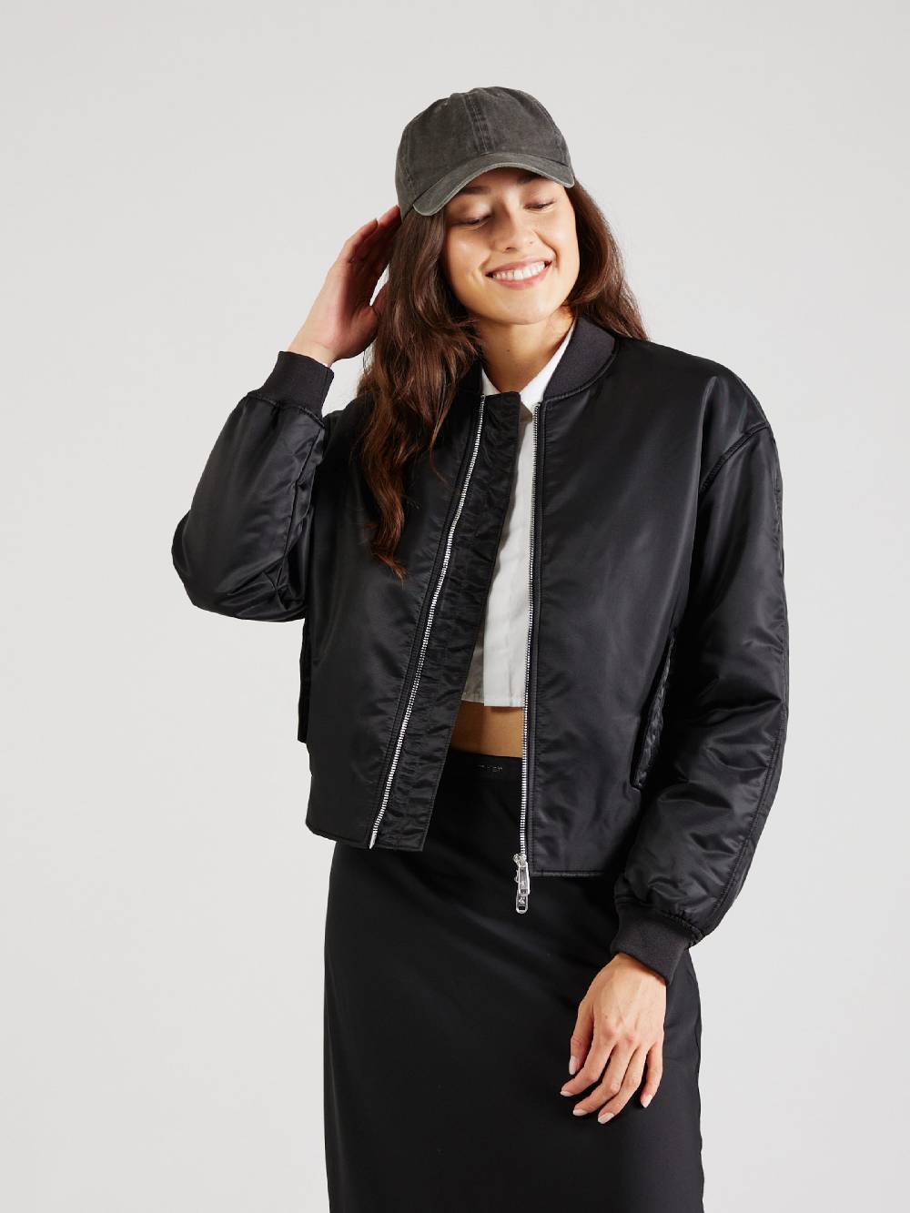 Calvin Klein Jeans Between-Season Jacket In Black