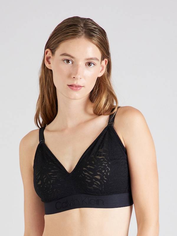 Calvin Klein Underwear Bralette Nursing Bra in Black
