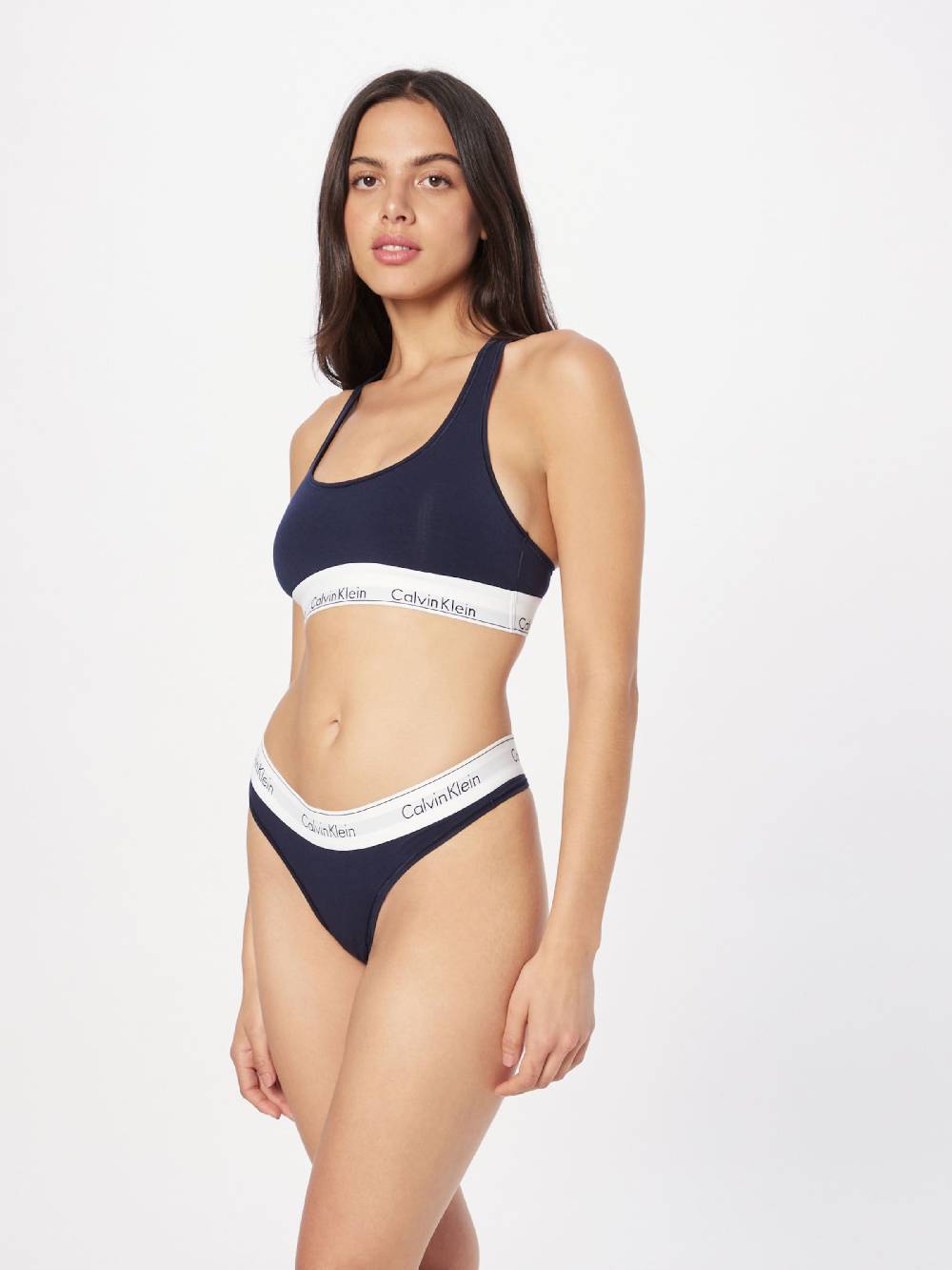 Calvin Klein Underwear Bralette Underwear Sets In Night Blue