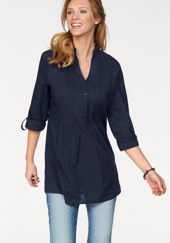 CHEER Tunic in Night Blue