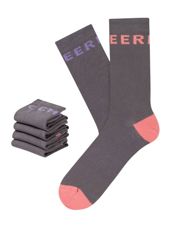 CHEERIO* Socks 'Best Friend' in Anthracite