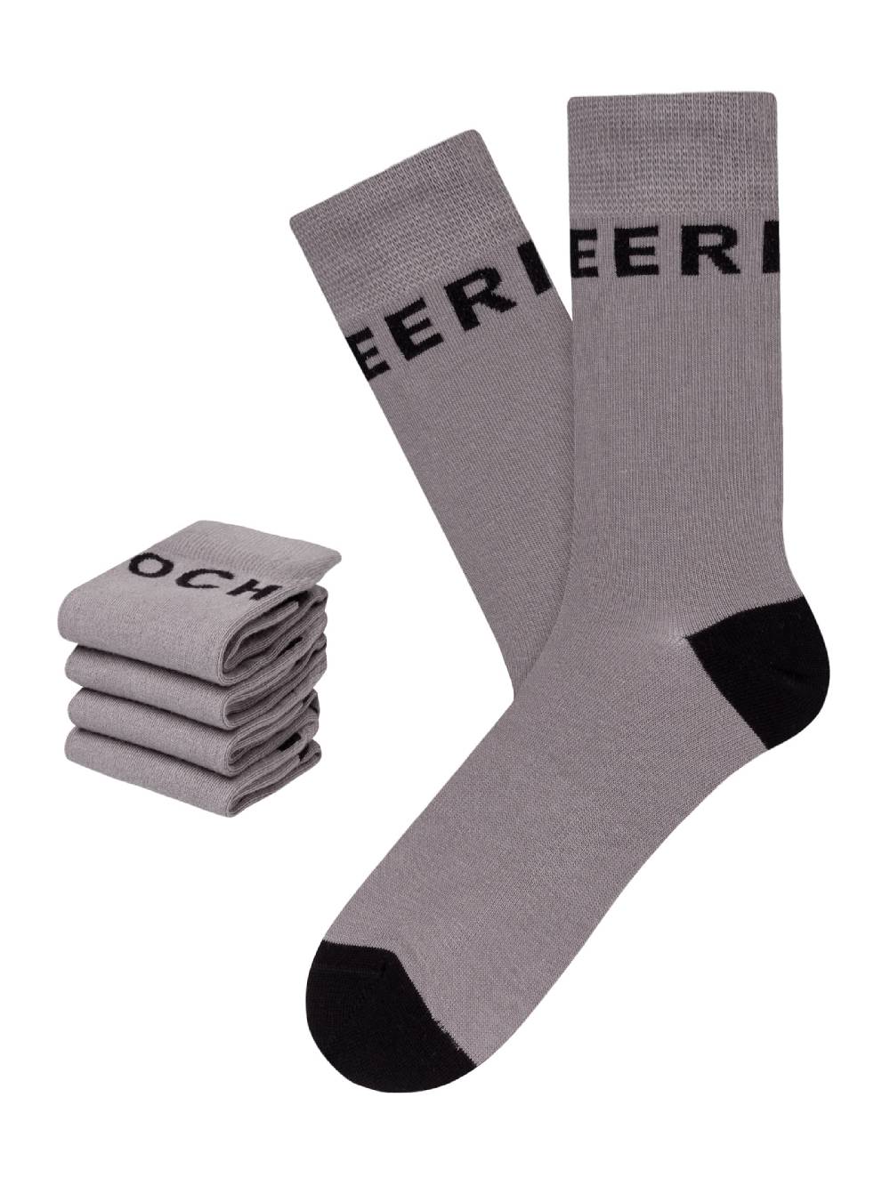 CHEERIO* Socks 'Best Friend' In Grey