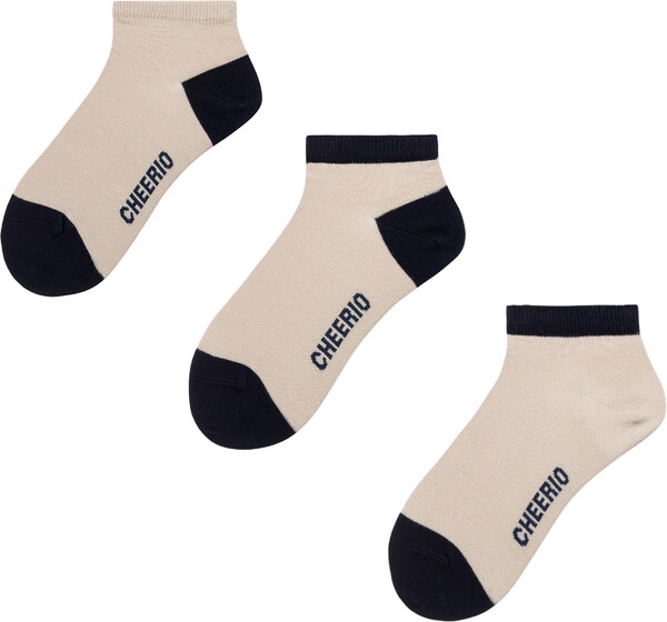 CHEERIO* Socks 'Easygoer' in Beige
