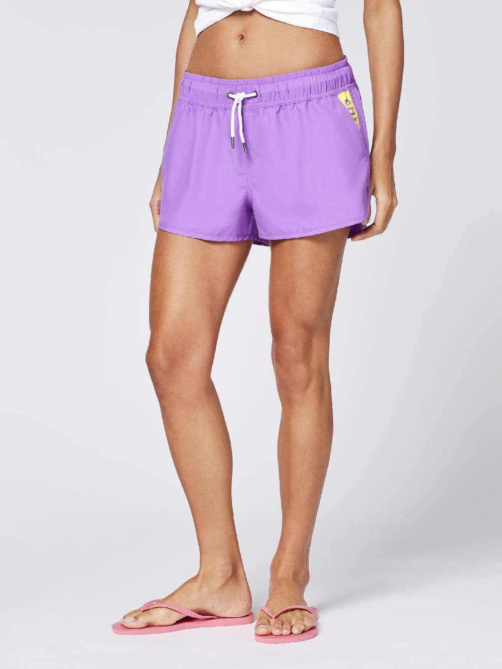 CHIEMSEE Regular Board Shorts In Purple