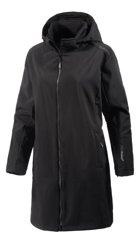 CMP Outdoor Coat In Black