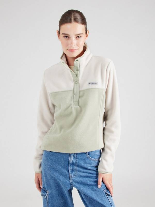 COLUMBIA Athletic Sweater 'Benton Springs' in Mint