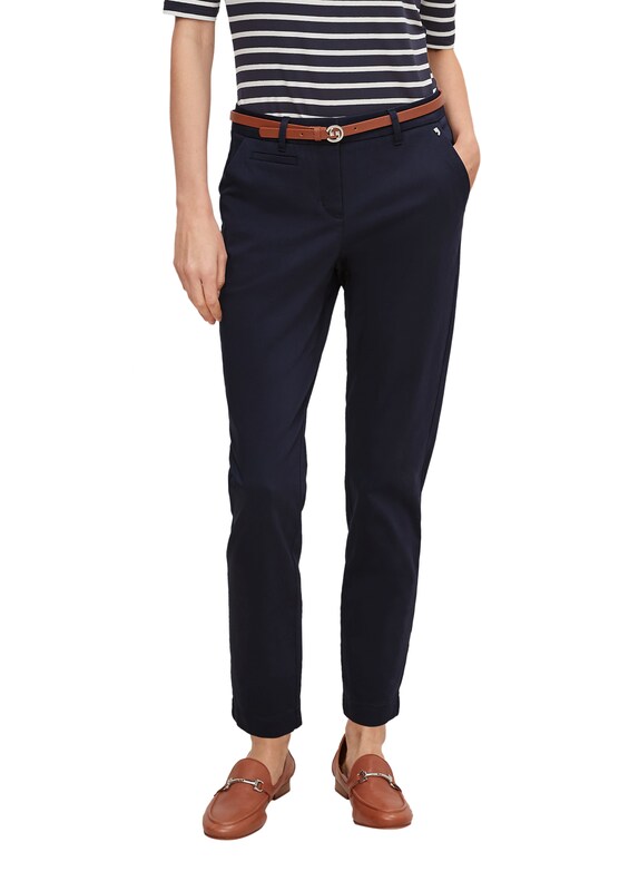 COMMA Slim fit Chino Pants in Navy