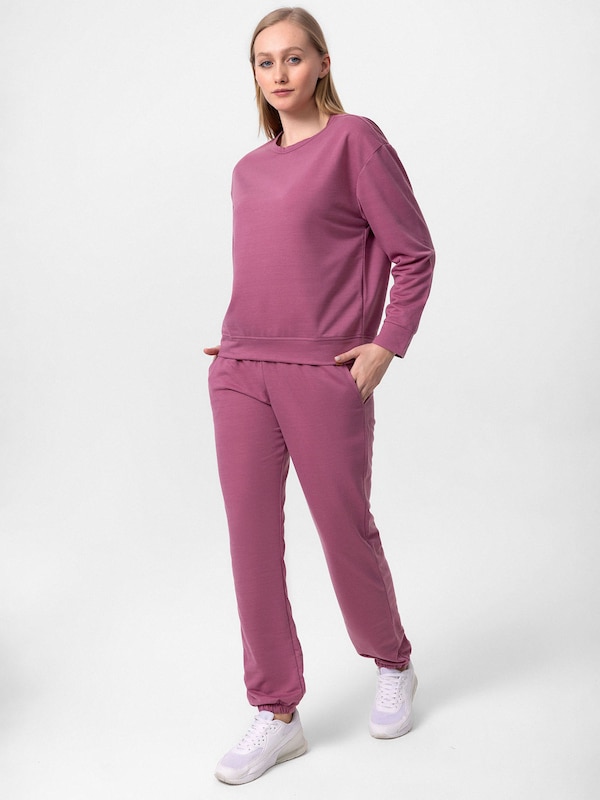 Cool Hill Sweatsuit in Dark Pink